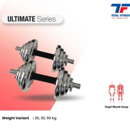 Dumbel Set 30kg/Barbel Set — Total Fitnes