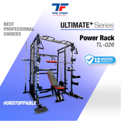 Alat Gym Power Rack Multigym TL-026 + Stack 150kg