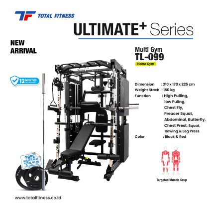TL-099 Smith Machine Multi Gym Power Rack