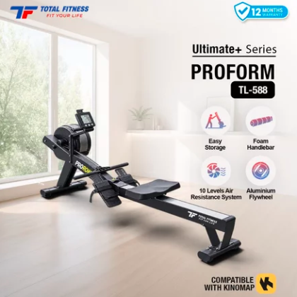 Rowing Machine Alat Fitness Dayung Air Rower TL-588